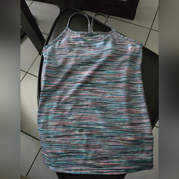 Athleta Girl EUC Stripe Next Level Racerback Tank - Picture 1 of 5